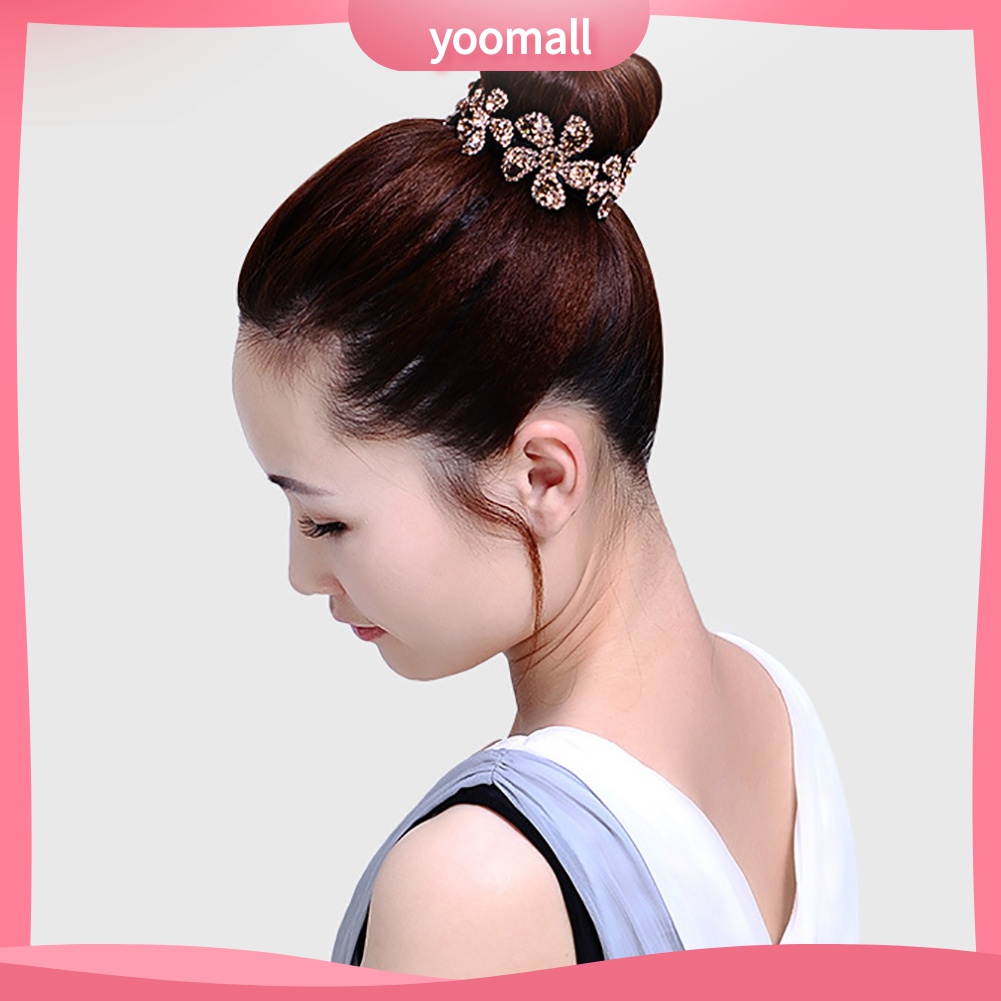 Yomall♡ Kẹp TóC HìNh Hoa ĐíNh Kim Cương Giả ThờI Trang Cho Nữ