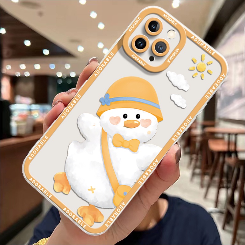 Ốp Điện Thoại Silicone Mềm Trong Suốt Chống Sốc In Hình Hoạt Hình Cho IPhone 13 11 12 Pro Max Mini XS X XR 7 8 6 6S Plus