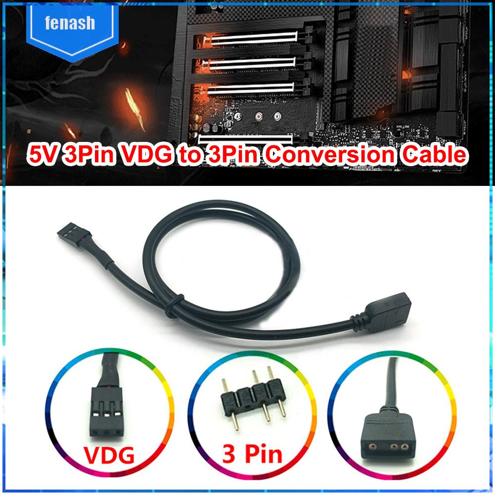✪Dây Cáp Đồng Bộ Chuyển Đổi RGB 5V VDG Sang 3 Pin Chuyên Dụng
