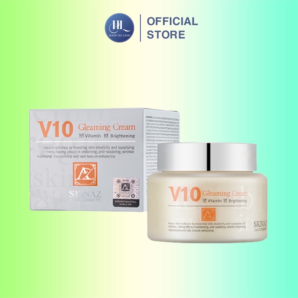 Kem V10 Skinaz Hàn Quốc Chính Hãng 100ml - V10 Gleaming Cream Skinaz