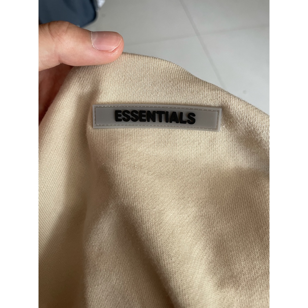 Áo sweater áo nỉ essentials form rộng chất nỉ bông dày