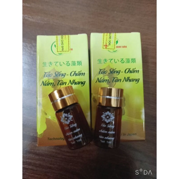 Tảo sống chấm nám tàn nhang 1ml.