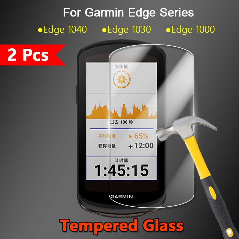 Bộ 5 Kính Cường Lực 9H Trong Suốt 2.5D Cho Đồng Hồ Thông Minh Garmin Edge 1040