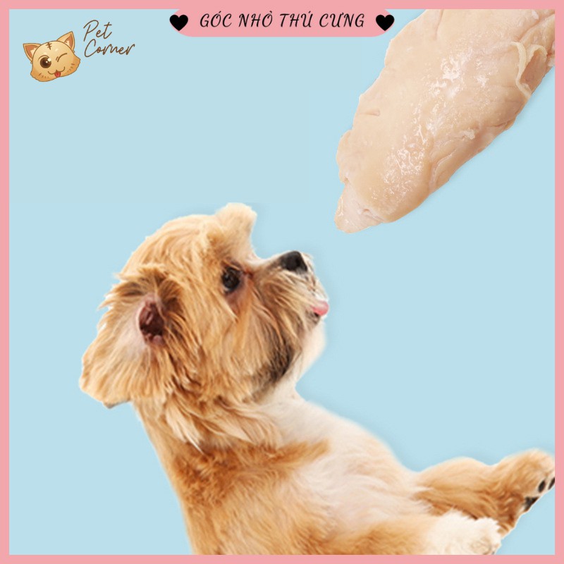 Ức gà hấp ăn liền Masti cho thú cưng 40g (Ức gà hấp thơm ngon, bổ dưỡng cho chó mèo)