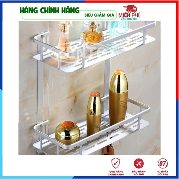 Kệ Để Đồ 2 Tầng Hợp Kim Nhôm 💘FREESHIP💘 Giá Để Đồ Nhà Tắm - Gia Dụng