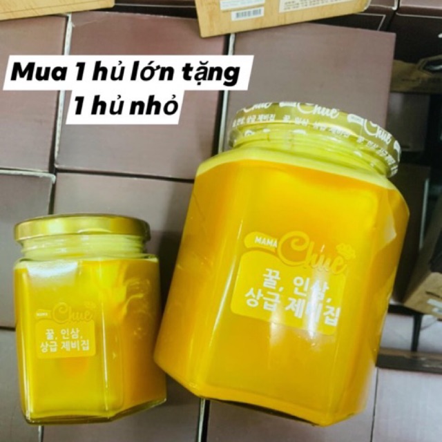 Sâm mật ong nghệ Hàn Quốc - mua hũ lớn tặng hũ nhỏ