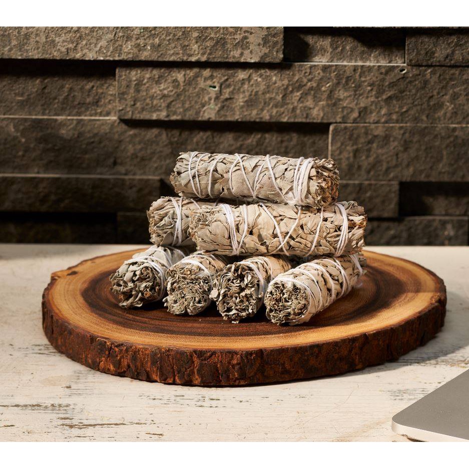 Bó đại xô thơm trắng white sage xông nhà thanh tẩy