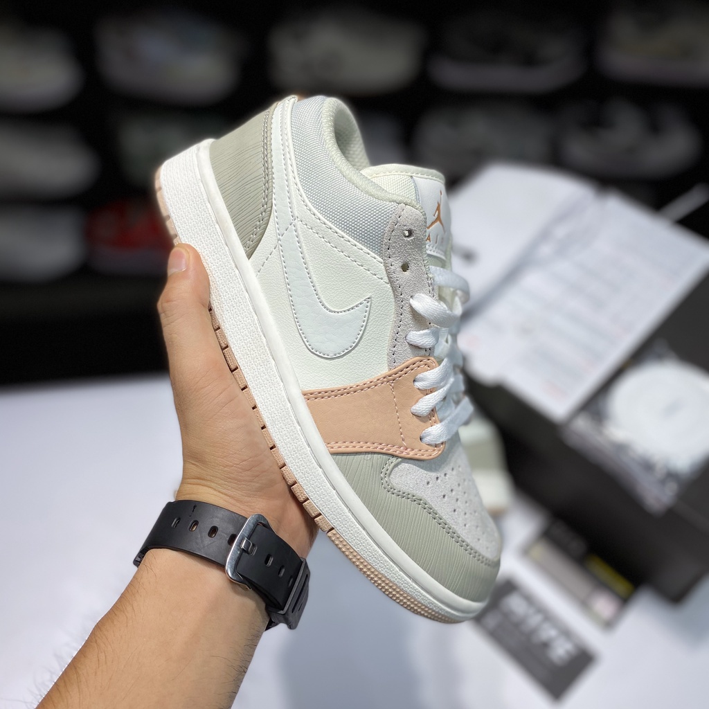 Giày thể thao Jordan 1 Low Milan cổ thấp siêu đẹp dành cho nam nữ, Giày JD 1 low milan màu hồng đất mới nhất 2021 | BigBuy360 - bigbuy360.vn
