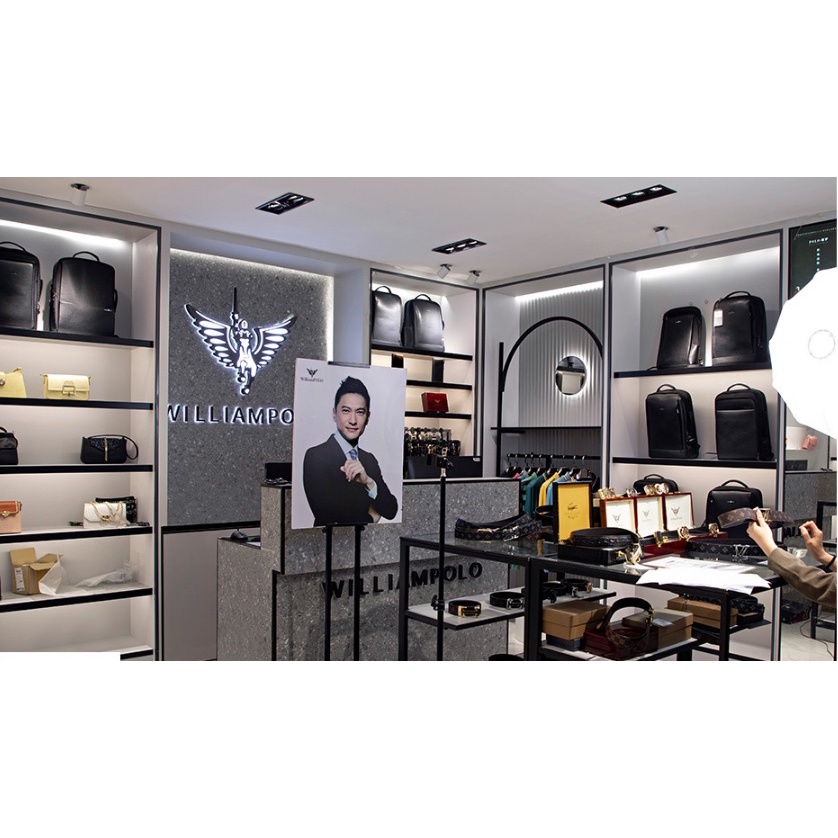Thắt Lưng Nam Dây Nịt Nam Da Bò Cao Cấp khóa Tự động hàng hiệu WILLIAMPOLO - Kingshop Nhập W2
