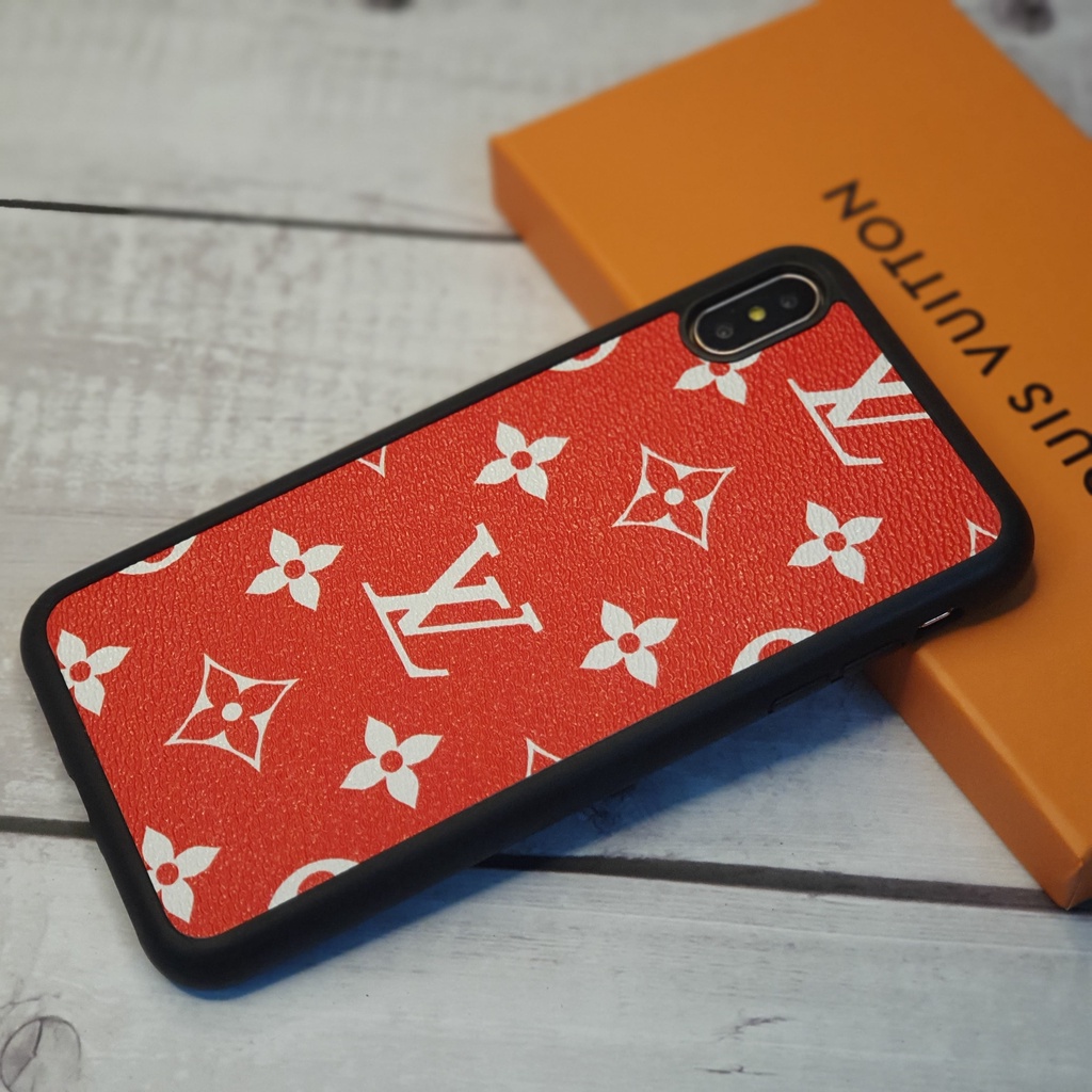 Ốp LV lót nhung xịn iPhone X,Xs,XSMax , XR 7 plus, 8 plus da Canvas nhiều họa tiết rẻ đẹp