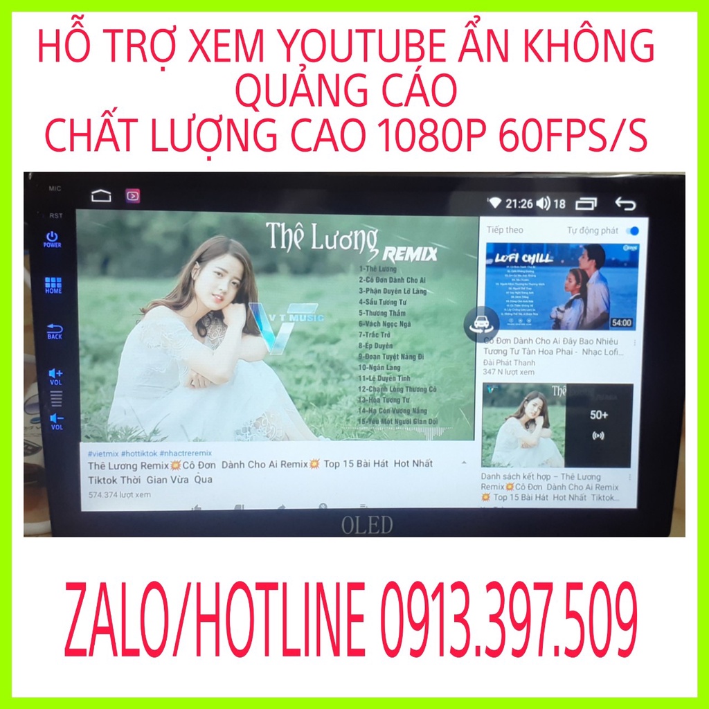 Màn Hình Android OLED C8 New ram 3/ 32gb ,