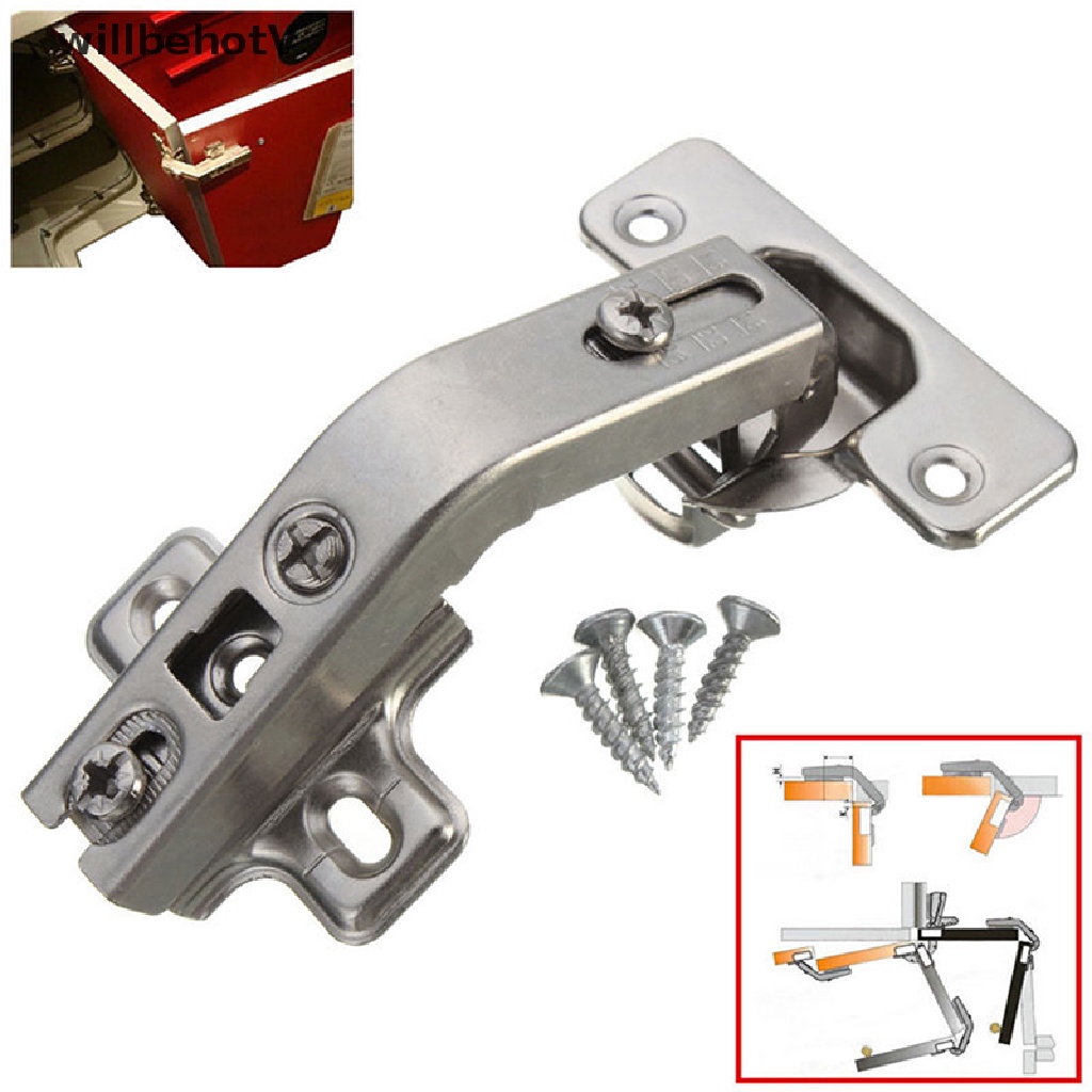 [WillbehotV] Ở 135° Bản Lề Cửa Mềm Mại Gấp Gọn Tiện Dụng Dành Cho Nhà Bếp