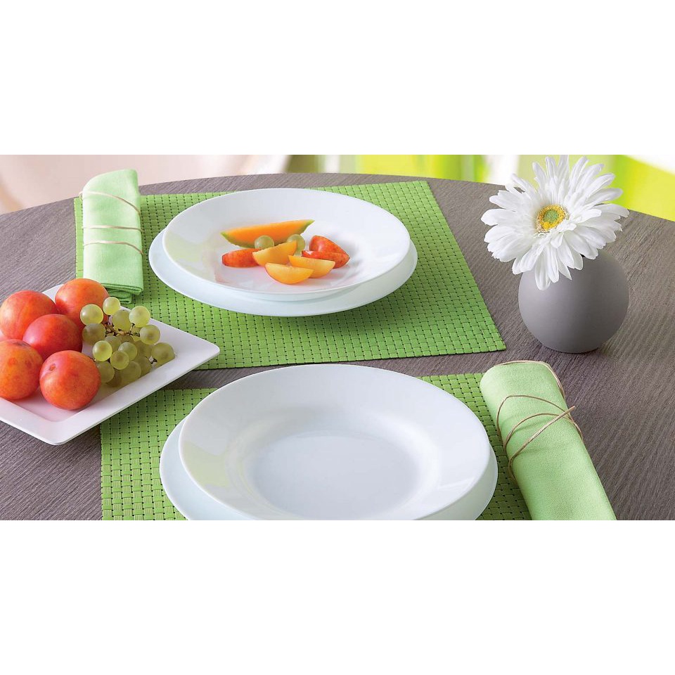Bộ đĩa  thủy tinh Luminarc Everyday 3 chi tiết 27cm N3604*3, dùng lò vi sóng, máy rửa bát