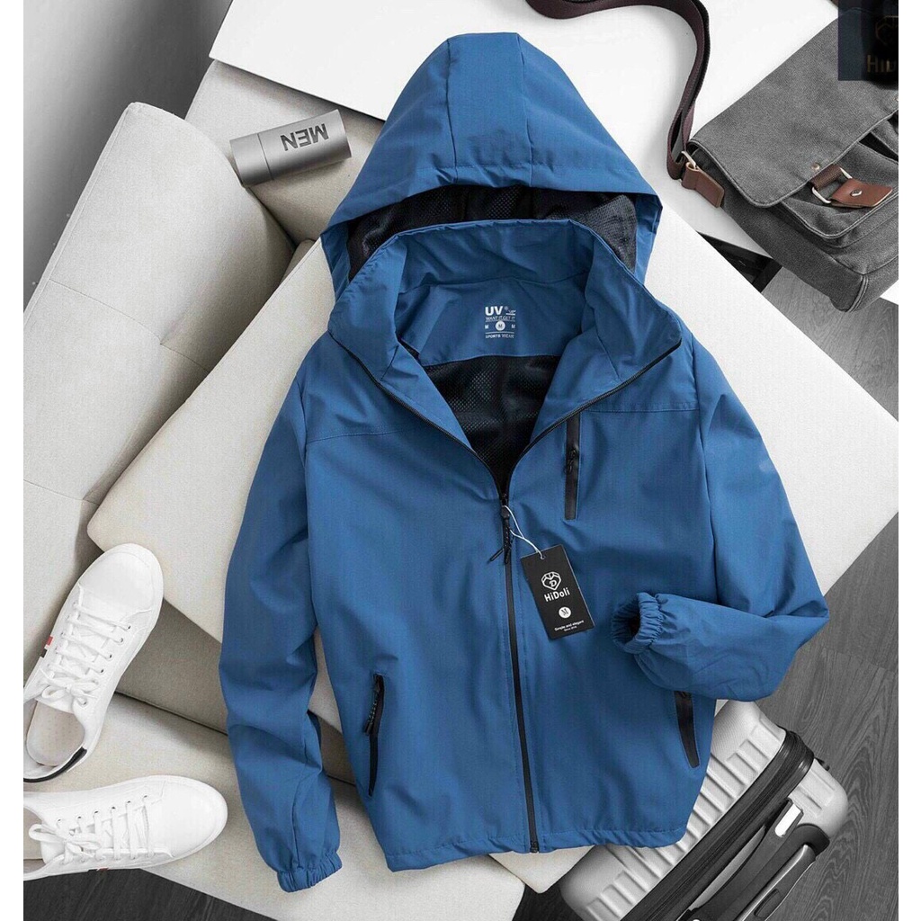 Áo gió nam nữ, áo khoác gió nam chất vải gió tráng bạc 2 lớp