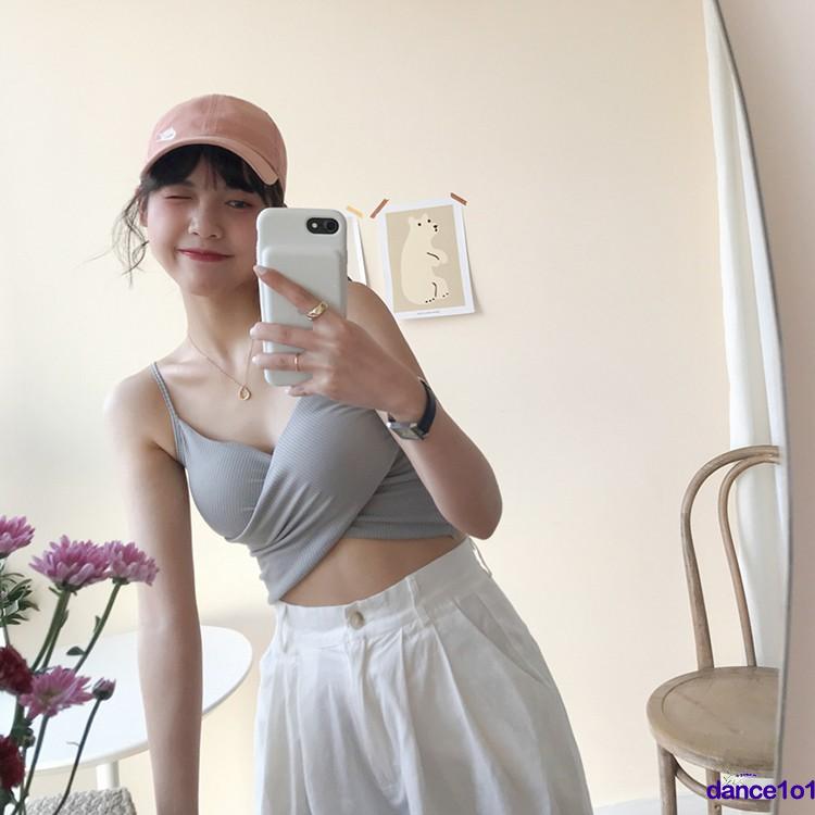 Áo hai dây dệt kim quyến rũ cho nữ