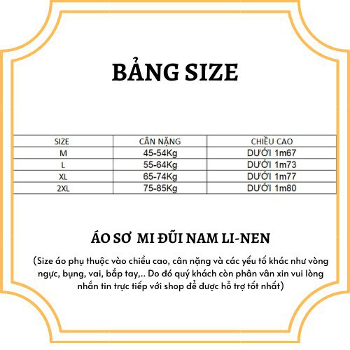 Áo sơ mi nam cổ bẻ chất vải đũi mặc hè thoáng mát có túi hộp