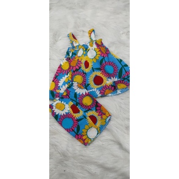 Bộ dây quần đùi vải lanh(tol)nhung cho bé gái