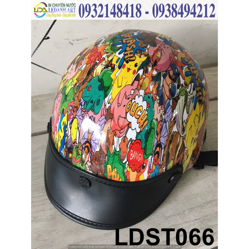Combo phim nhúng chuyển nước hình Pikachu + chai xịt kích hoạt