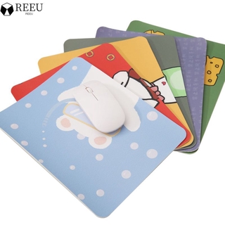 CREATIVE Miếng Lót Chuột Máy Tính Bằng Da Dày Dặn Chống Trượt Họa Tiết Đáng Yêu