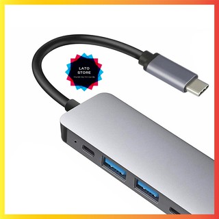 Hub type c 8 trong 1 – bộ chuyển đổi hub usb type-c sang hdmi, usb 3.0, sd, tf, rj45, pd type-c cho laptop macbook