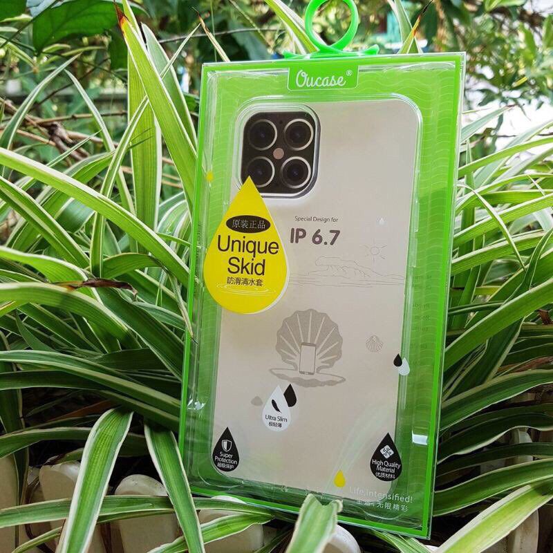 Ốp lưng OUCASE iphone 15 pro max/14/14 pro/14 pro max/13 pro max/12 pro/12 pro max có gờ bảo vệ camera