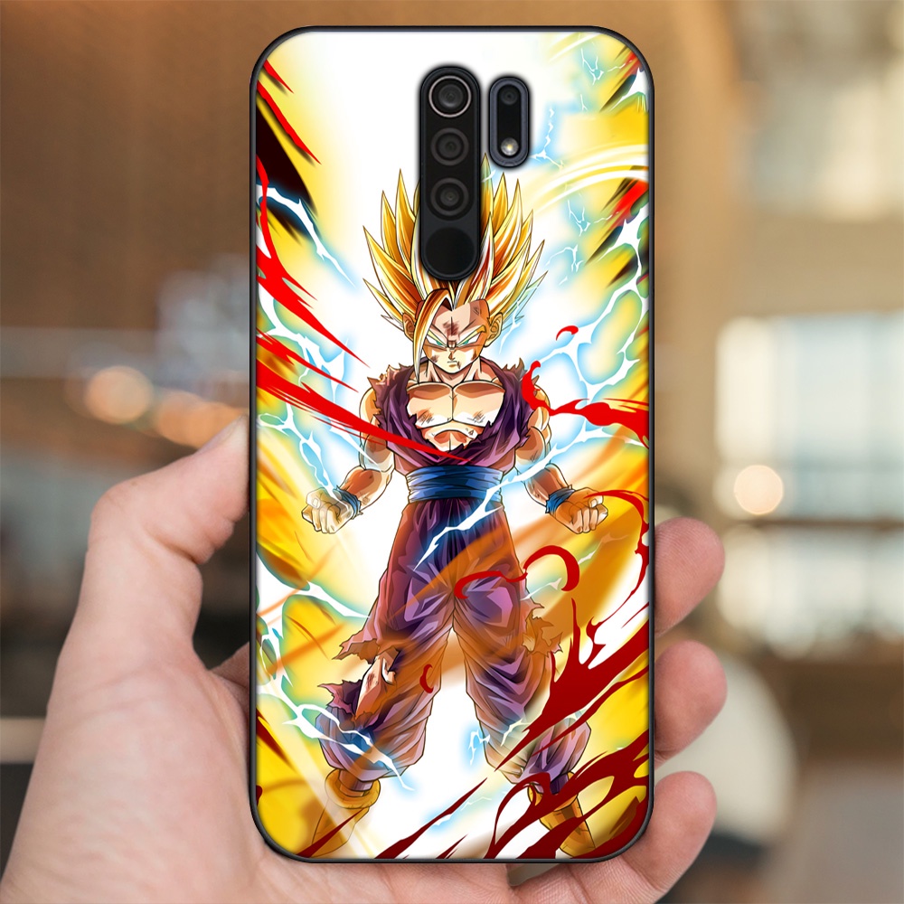Ốp lưng Xiaomi Redmi 9 viền đen in hình Gohan Dragon Ball