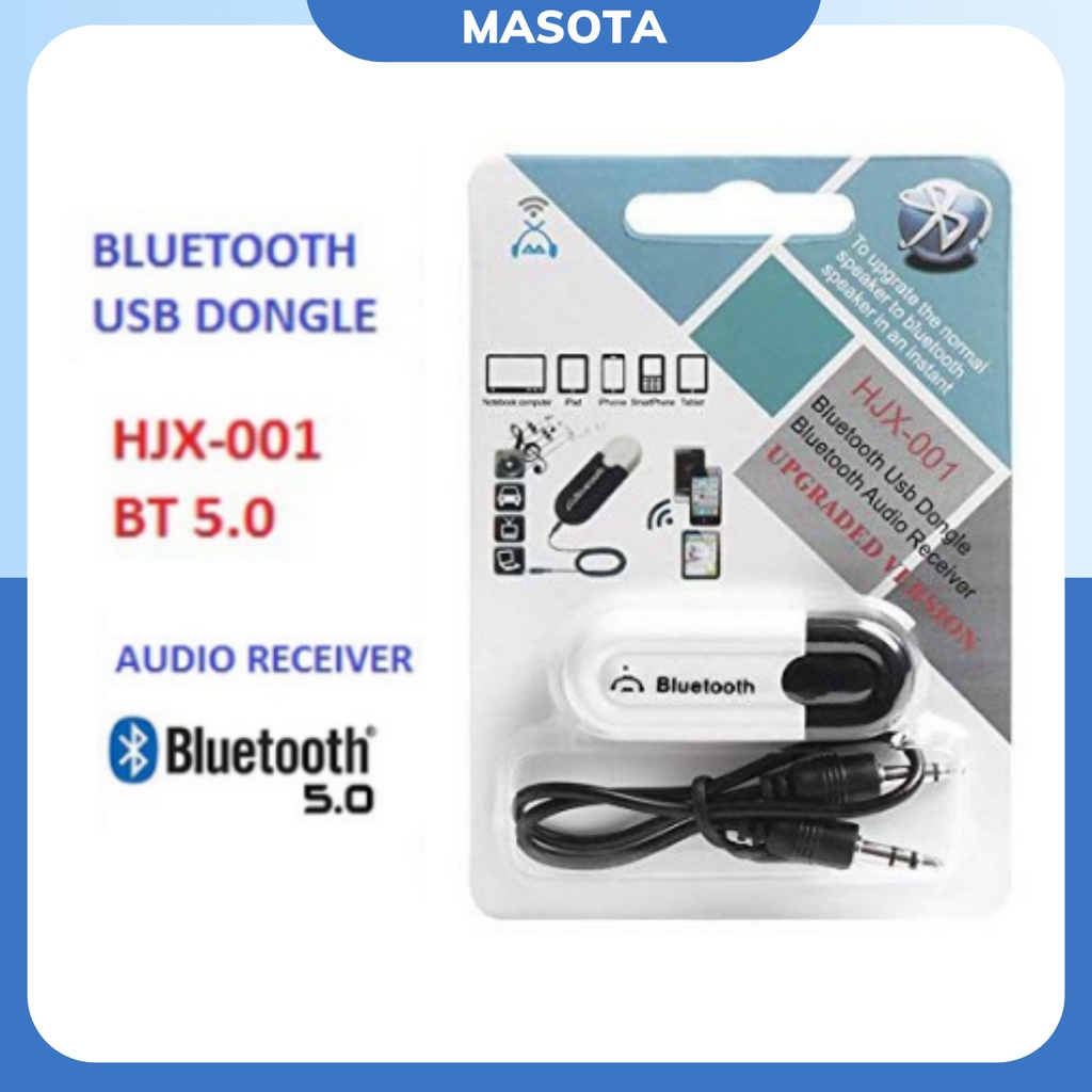 Usb Bluetooth Hjx-001/BT-163 Tạo Bluetooth Cho Loa &amp; Amply