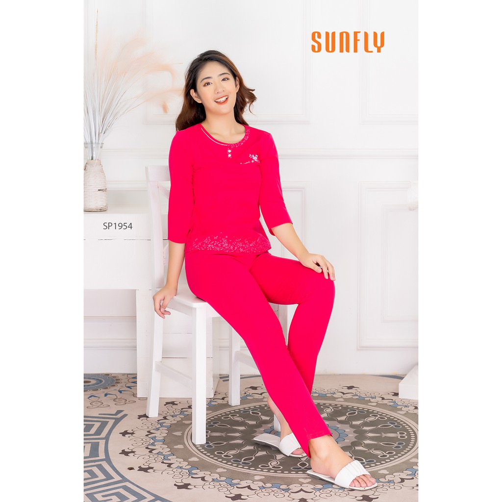 Độ bộ nữ - Bộ mặc nhà hãng Sunfly SP1954 (Nhiều màu)