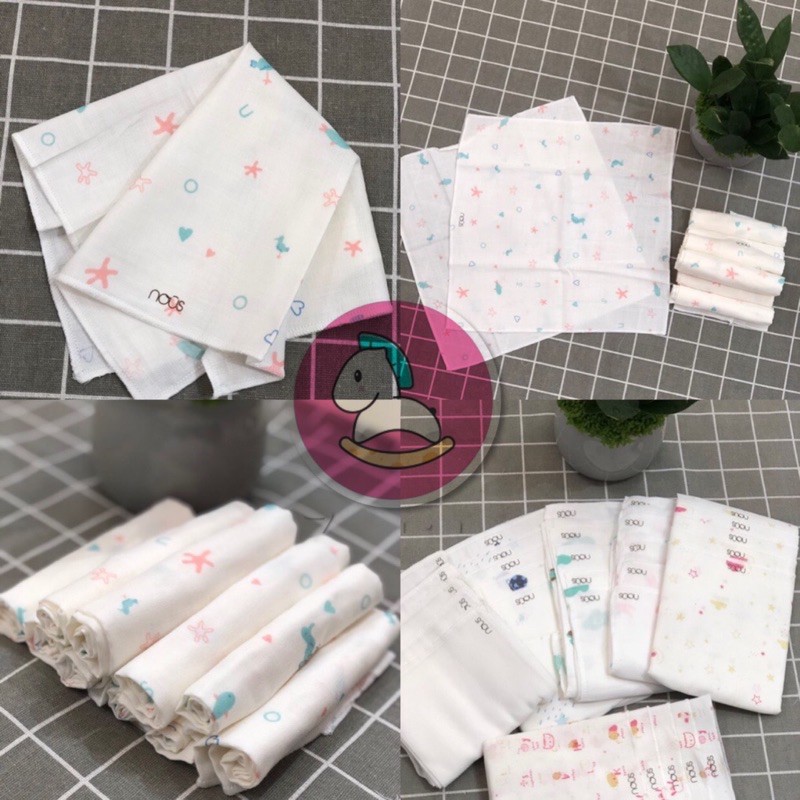 NOUS - Set 5 khăn sữa Nous cho bé