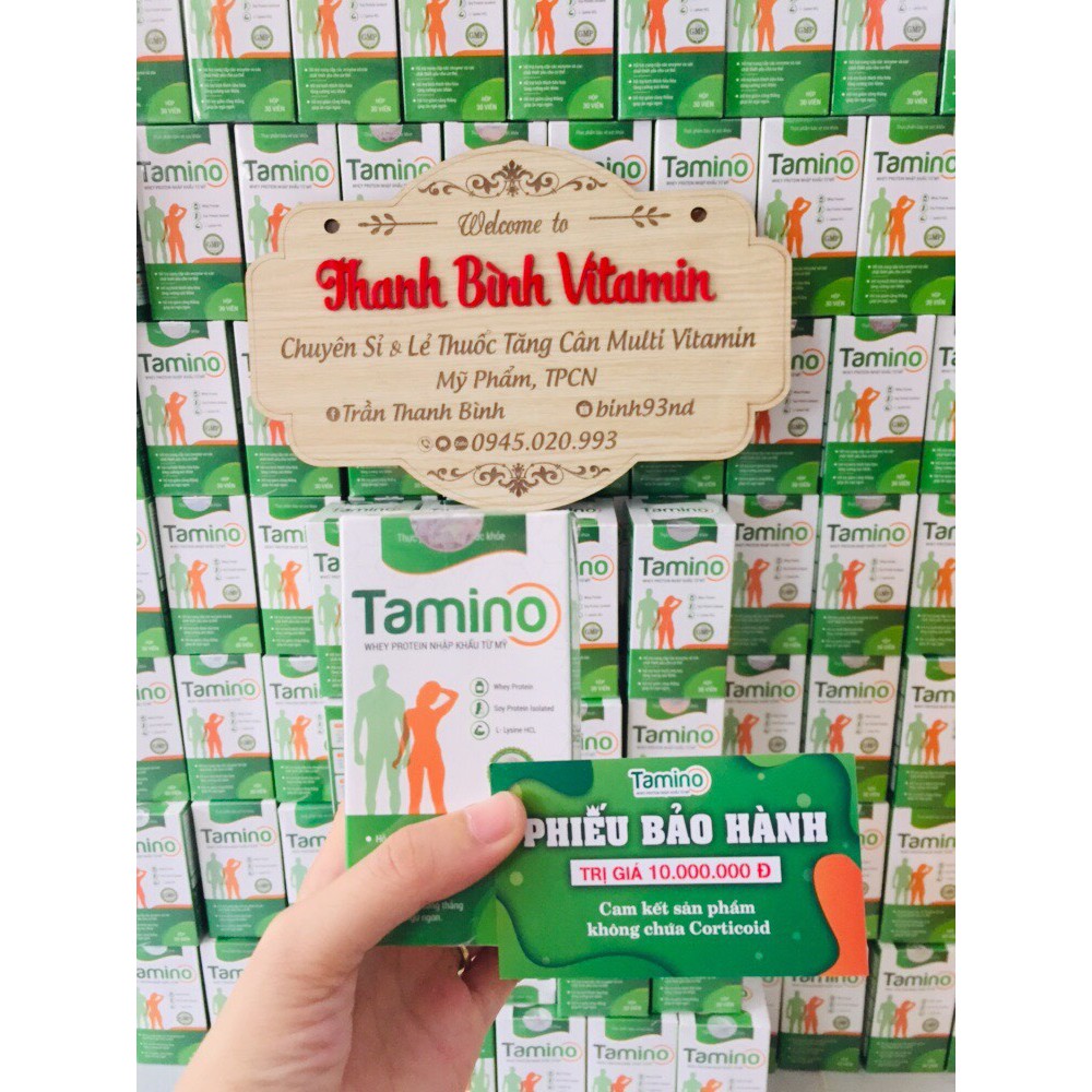 Tăng cân TAMINO dùng cho người 5 tuổi trở lên- hộp 30v