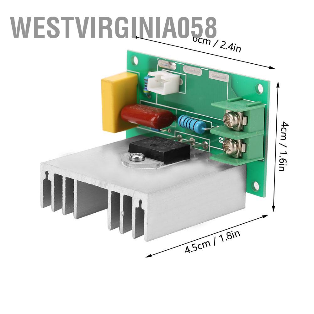 Westvirginia058 AC 0-220V 4000W 40A Motor Speed Controller Voltage Regulator LED Dimmers