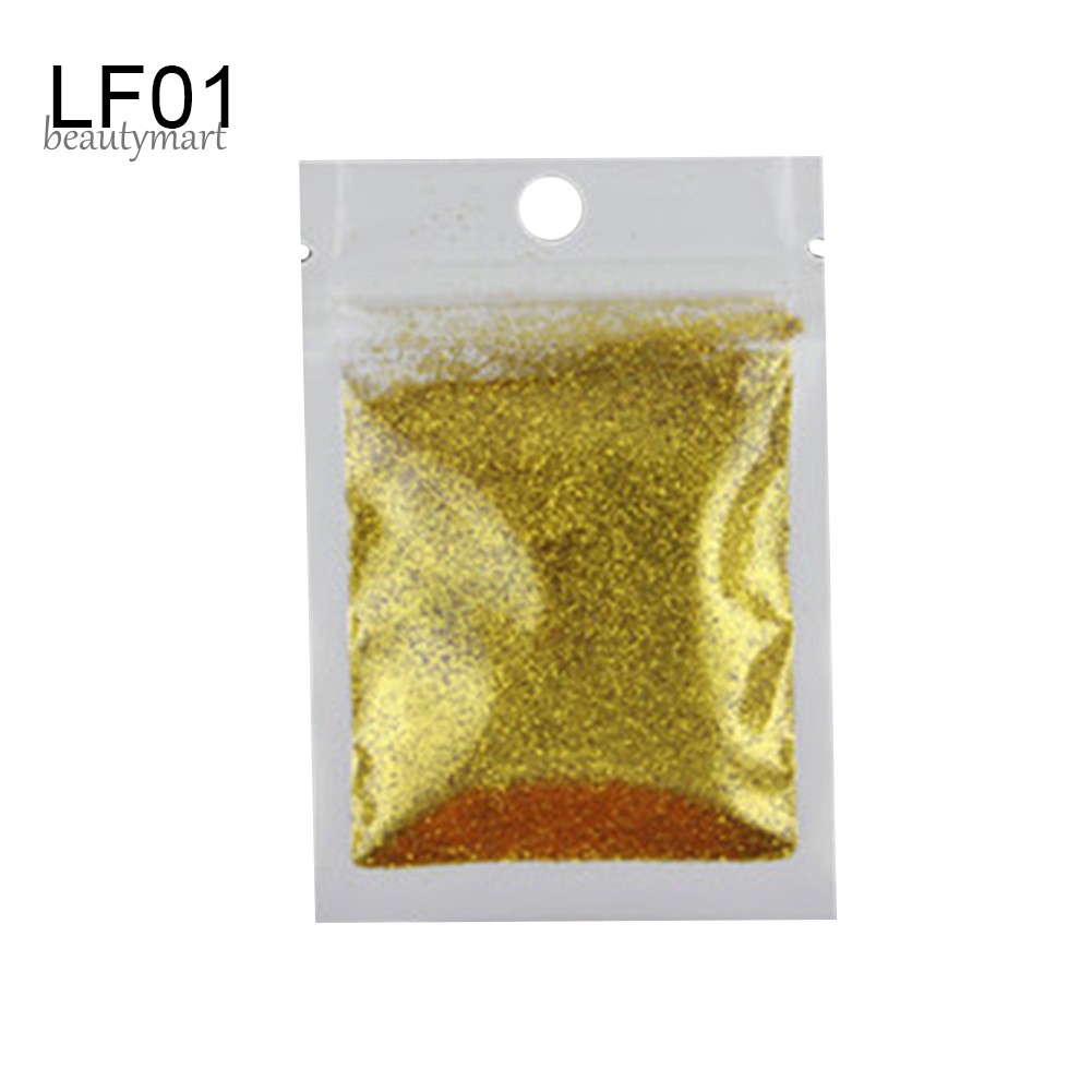 [Hàng mới về] Bột kim tuyến tự trang trí móng tay 100g 12 màu