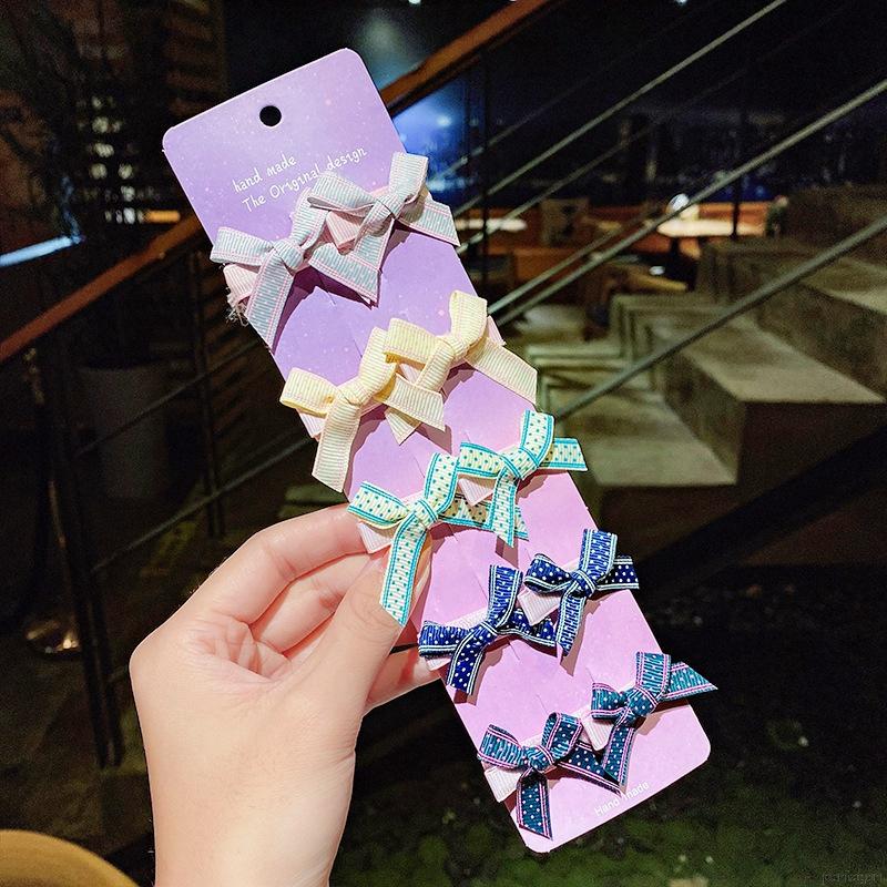 Set 10 Kẹp Tóc Kiểu Dáng Hoạt Hình Dễ Thương Cho Bé Gái