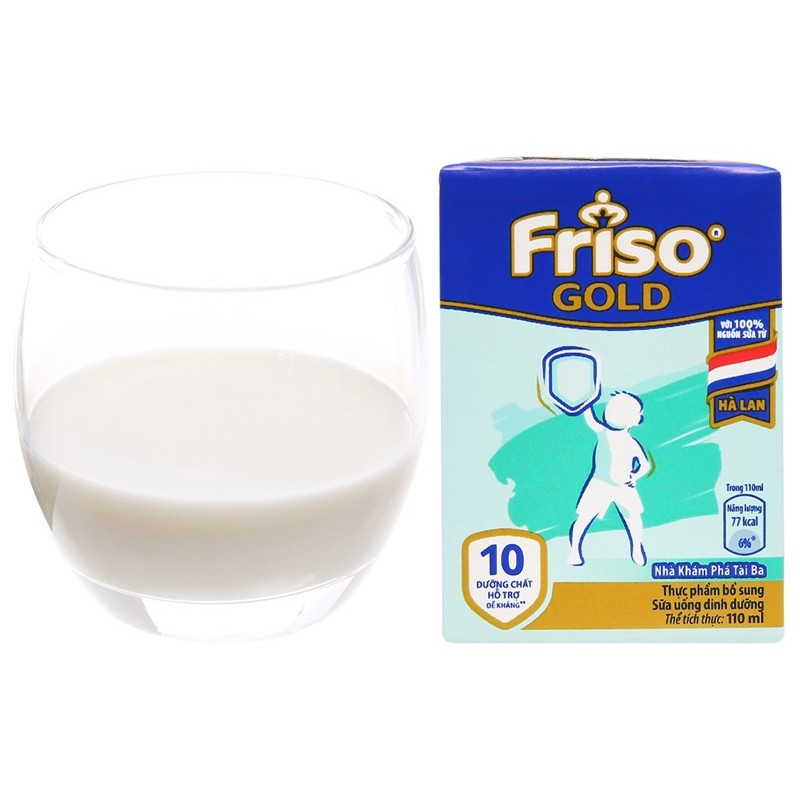 Thùng 48 hộp sữa bột pha sẵn Friso Gold 110ml