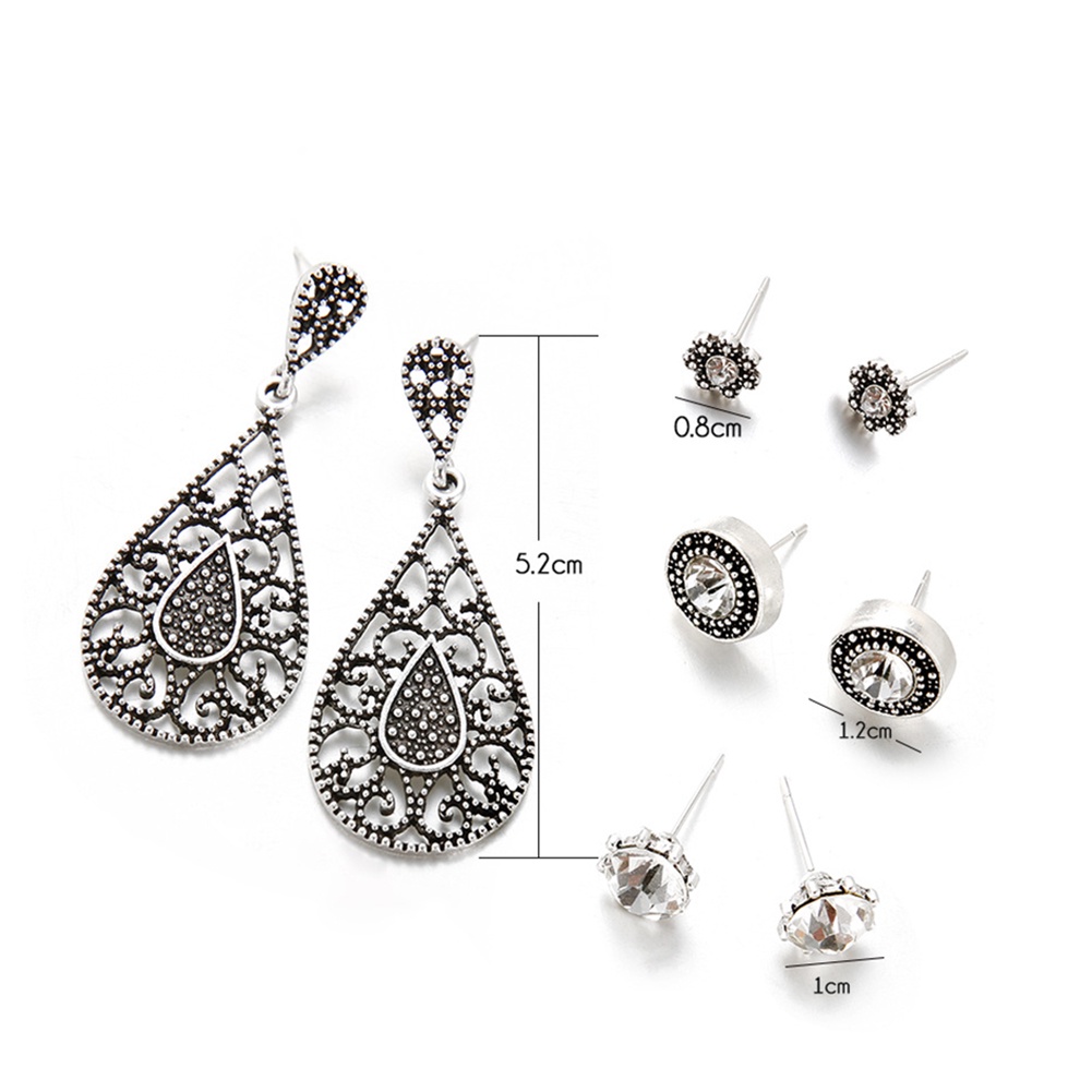 Set Khuyên Tai Và Khuyên Tai Phong Cách Bohemian Cổ Điển Thanh Lịch Dành Cho Nữ