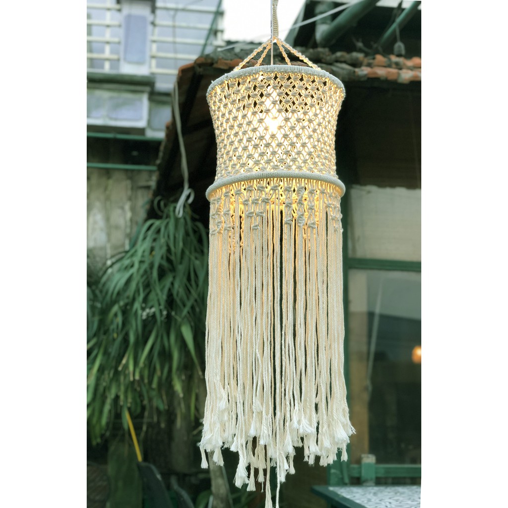 Đèn Macrame Vintage Treo Trần Trang Trí Quán Cafe, Homestay, Nội Thất Gia Đình Sỉ, Lẻ Giá Gốc Tại Xưởng Tại Hà Nội