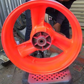 Combo sơn samurai màu đỏ huỳnh quang 57
