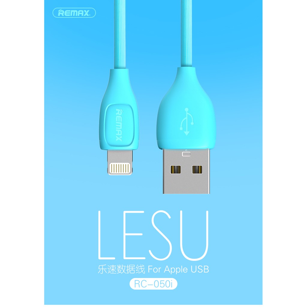 Cáp sạc iPhone iPad Remax Lesu RC-050i - BH 3 tháng - Hưng Long PC