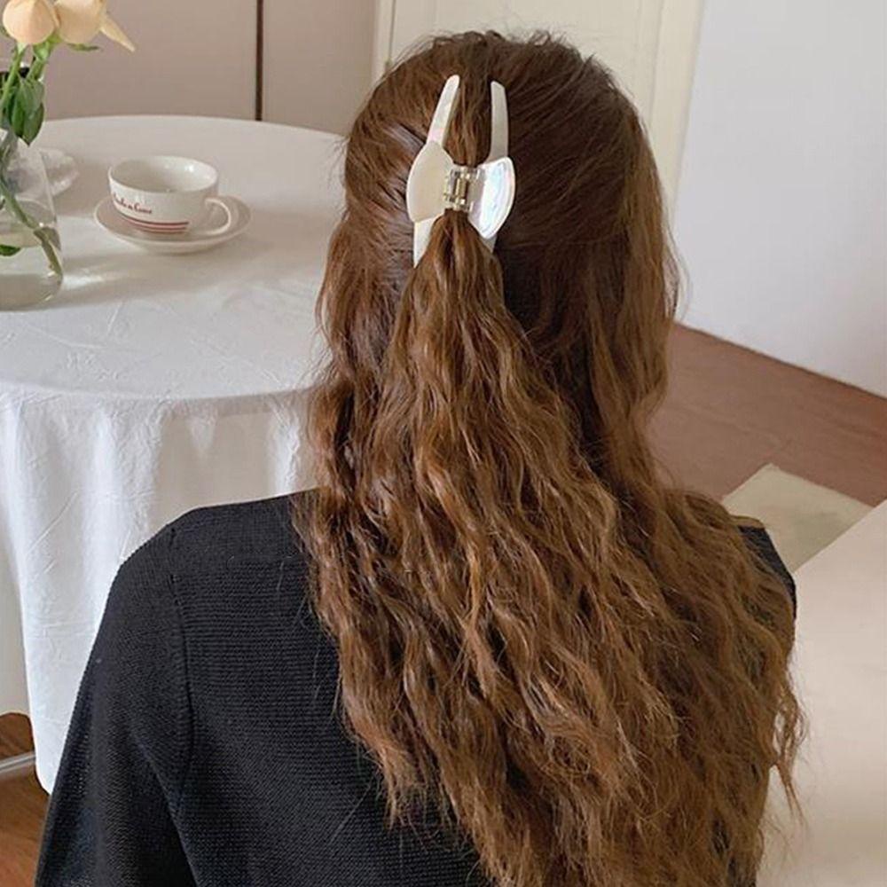 Kẹp Tóc Càng Cua Bằng Sợi Acetate Nhân Tạo In Họa Tiết Da Báo Kiểu Hàn Quốc Thời Trang Mùa Hè Cho Bạn Gái BERNARDO