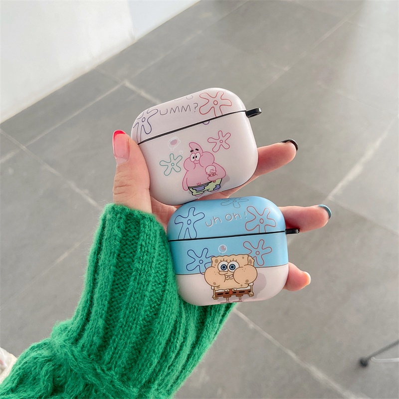 Ốp hoạt hình Pikachu Sesame Street One Piece gấu Kaws 63 màu tùy chọn thích hợp cho AirPods 1/2 pro 3
