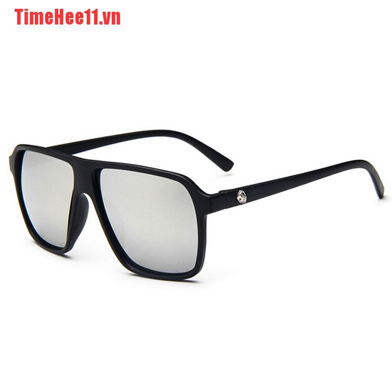 Kính Mát Thời Trang Gọng Vuông Phong Cách Steampunk 2015 Cho Nam Nữ Timehe11