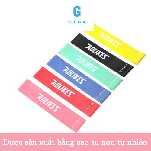 Dây kháng lực tập gym dây mini band tập mông tay G-SPORTS