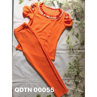 đồ bộ -  cát hàn hoa viền cổ