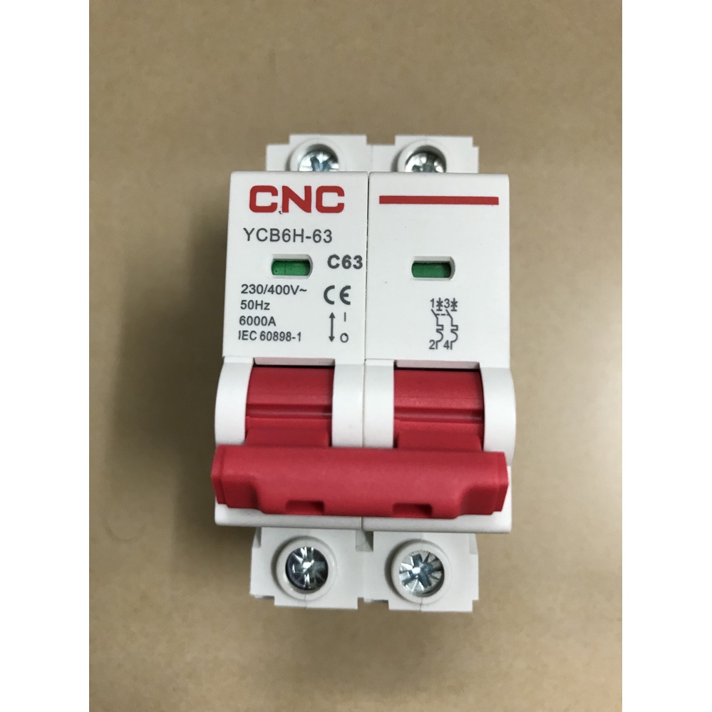 Cầu dao, CB đóng ngắt AC 1 phase 63A  400VAC
