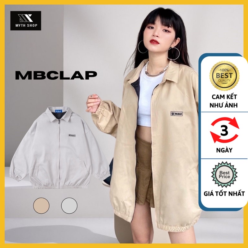 Áo Khoác KaKi Lót Dù MBC LAP Form Rộng Unisex Ulzzang
