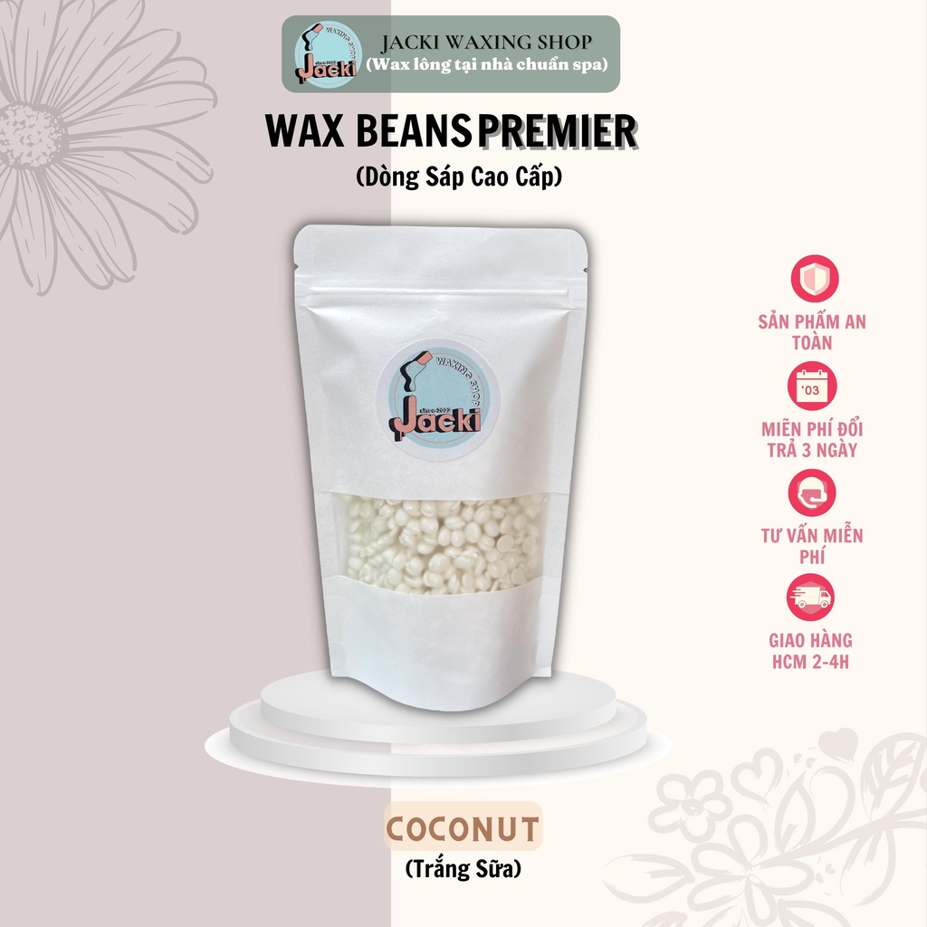 Sáp Wax Lông Nóng, Sáp Premier Siêu Bám Lông, Wax Bean