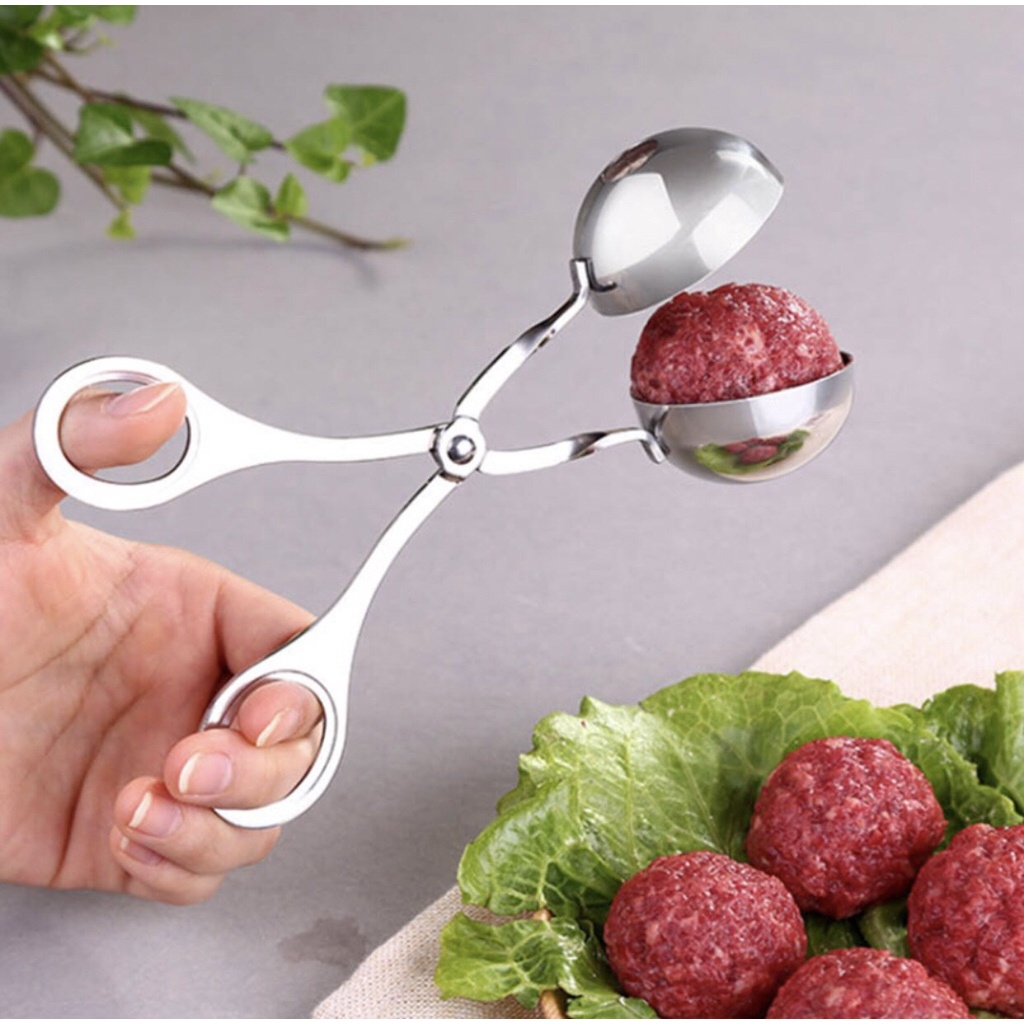Dụng Cụ Làm Thịt Viên, Cá Viên Chất Liệu Inox 304 Kích Thước 3.5cm Dài 16cm