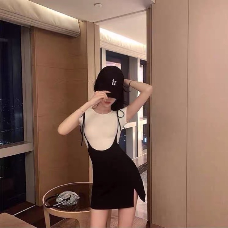 Áo dây phối giảm tuổi tác