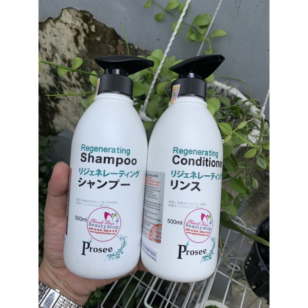 Prosee-Taiwan⛱ Dầu xả dành cho tóc sau hóa chất uốn nhuộm Prosee Ac10 Regenerating Conditioner 500ml