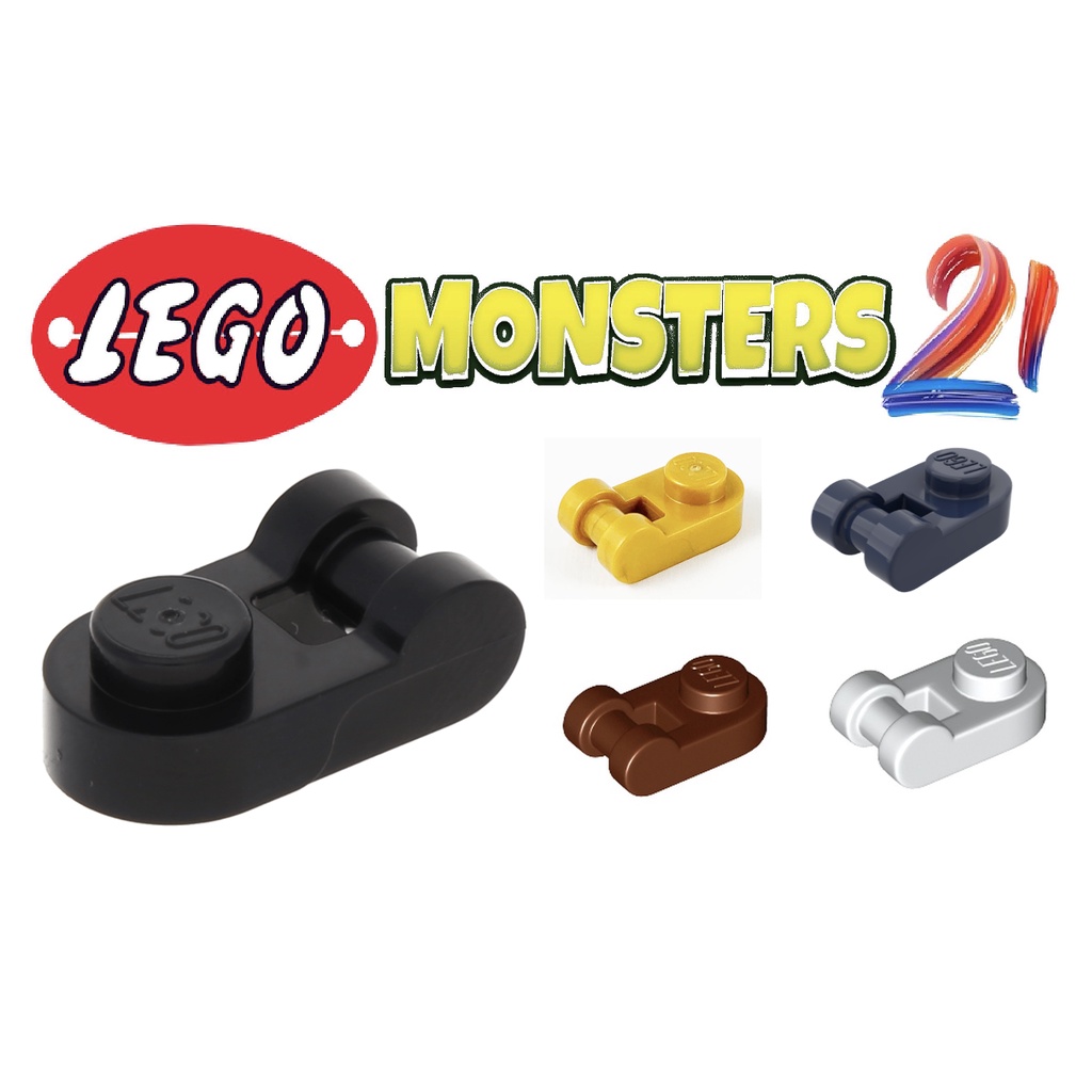 -Lego chính hãng, Đĩa, Tròn 1 x 1 có Tay cầm Thanh- ID 26047